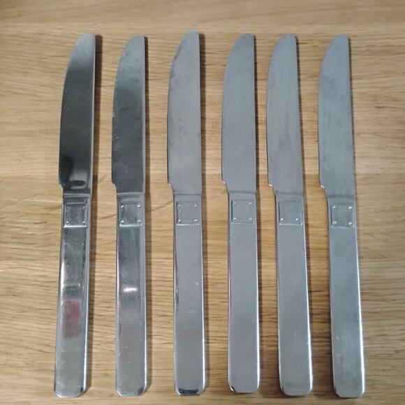 6 Reed & Barton Telluride 9" Dinner Knives Select Korea Stainless Steel - Picture 1 of 7